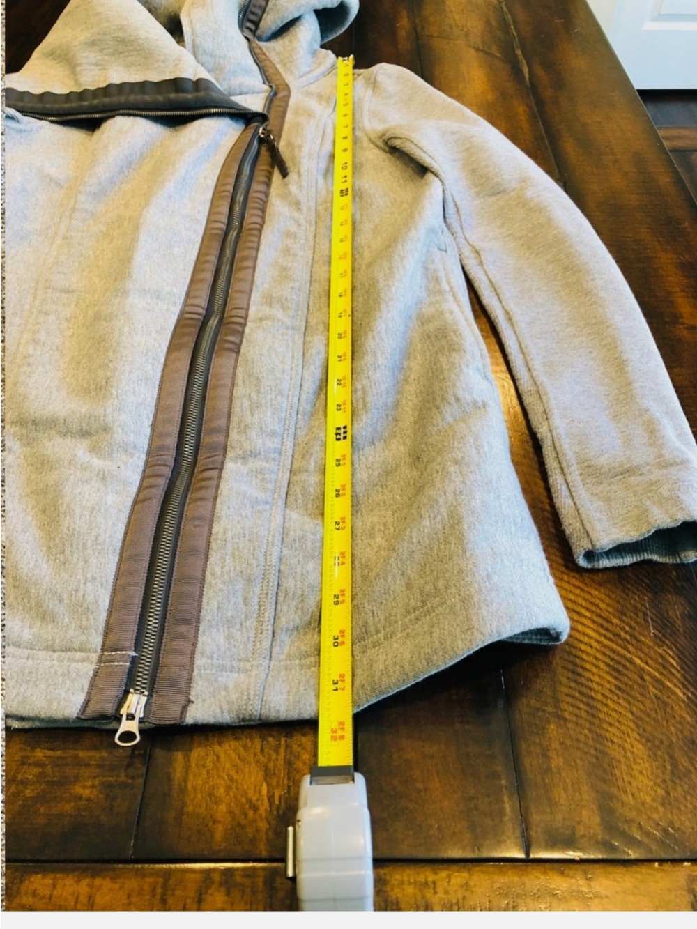 Lululemon Virasana Blanket Wrap Gray Women Size 8 Jacket Coat - Picture 10 of 16